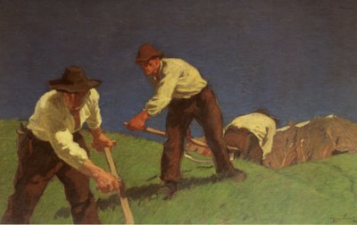 A versão do Bergmaher I. de Albin Egger Lienz